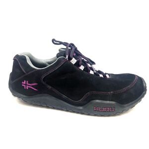 Kuru Chicane Womens Size 10.5 M Black Nubuck Leather Trail Hiking Running Shoes